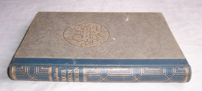 VOLKER RASSEN SPRACHEN. JĘZYKI NARODÓW. 1927.