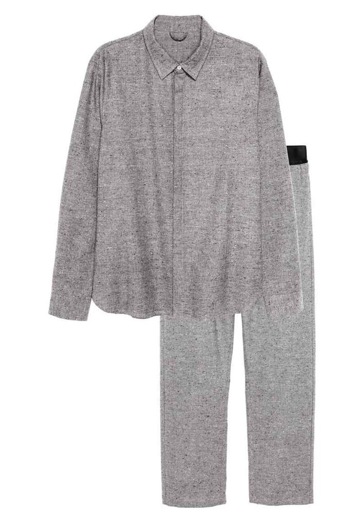 H&M Piżama z koszulą i spodniami BECKHAM r.XXL