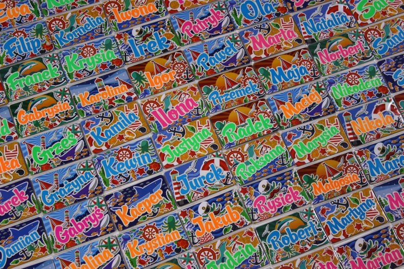 IMIENNY MAGNES NA LODÓWKĘ 8,5X5,5 IMIĘ MARIOLA