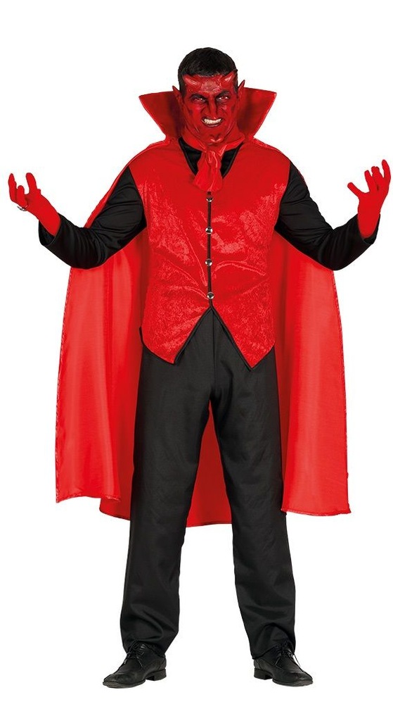 STRÓJ DIABEŁ HRABIA MEFISTO DEMON HALLOWEEN M 1016