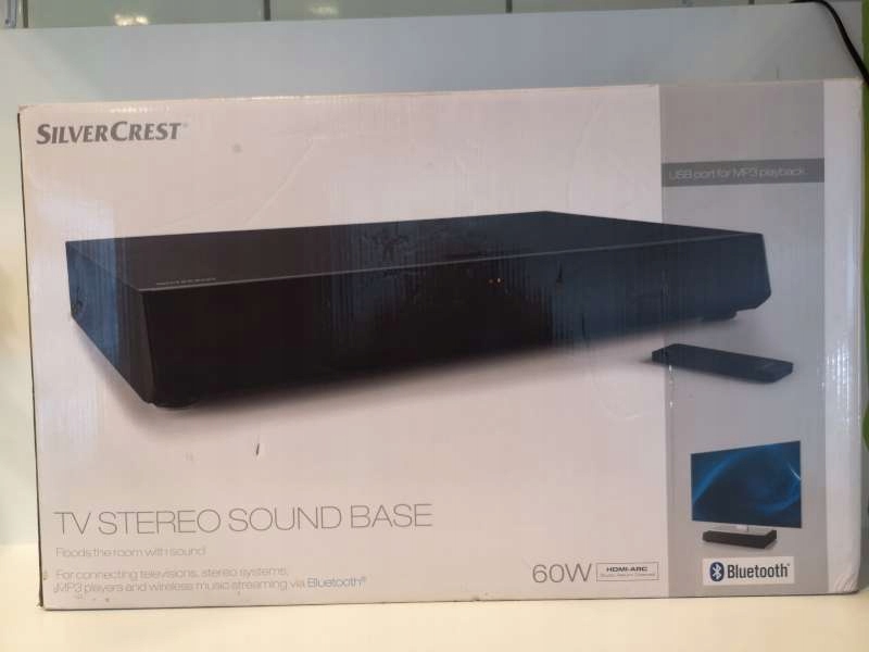 silvercrest tv stereo soundbase
