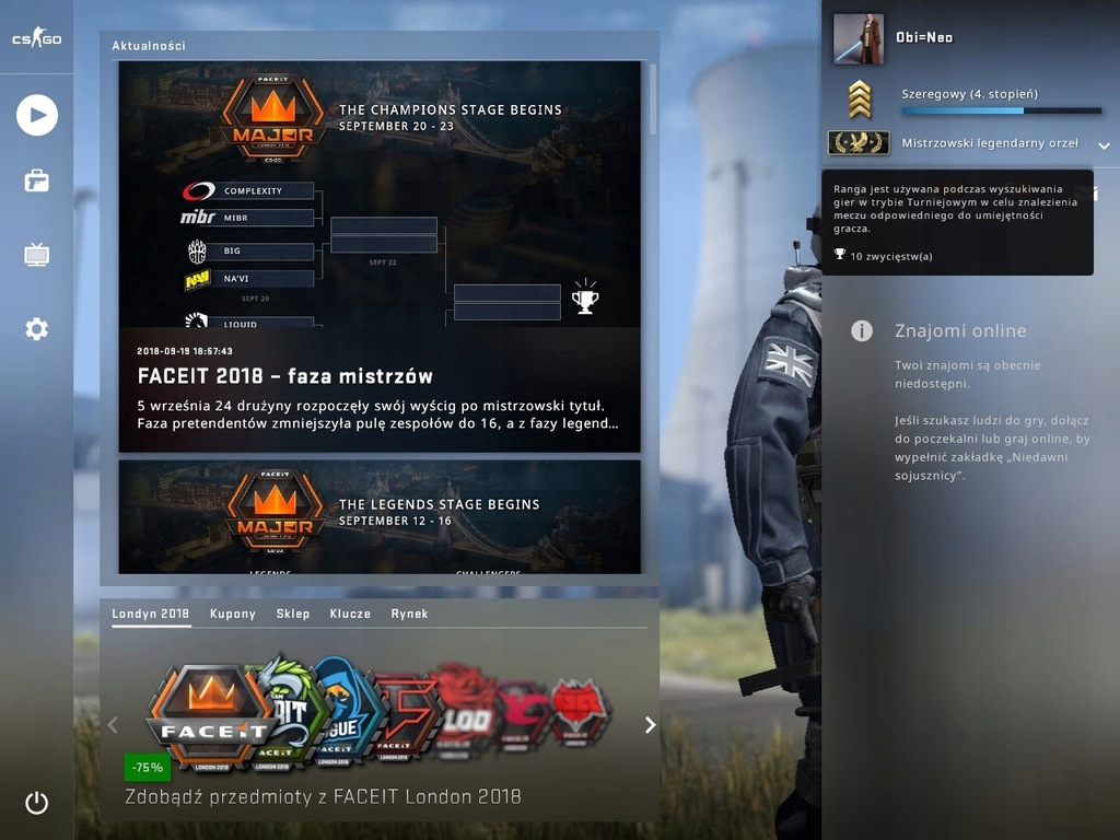 KONTO STEAM CS:GO RANGA LEM, 15 h