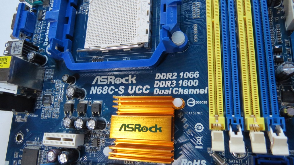 ASRock N68C-S UCC AM2/AM2+/AM3 DDR2 DDR3 mATX RACH - 7555908322 ...