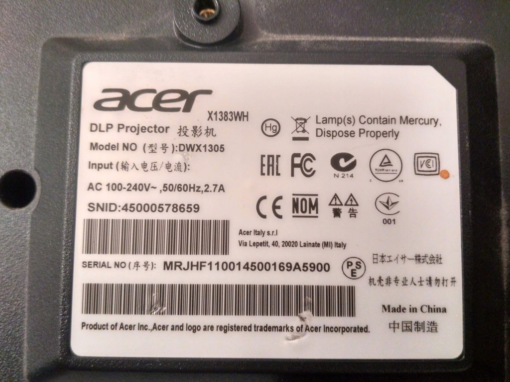 acer dwx1305