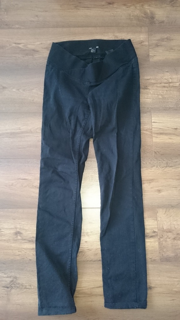 H&M MAMA spodnie ciążowe jeans czarne 36