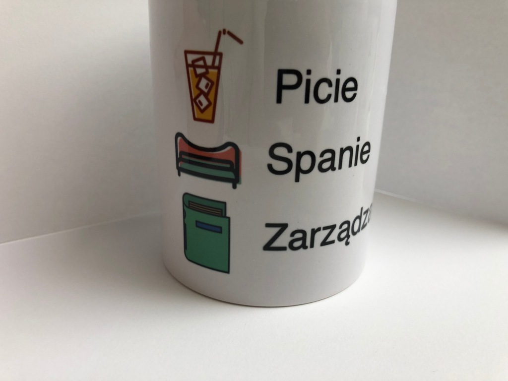 Kubek kot student zarządzanie na prezent studenta