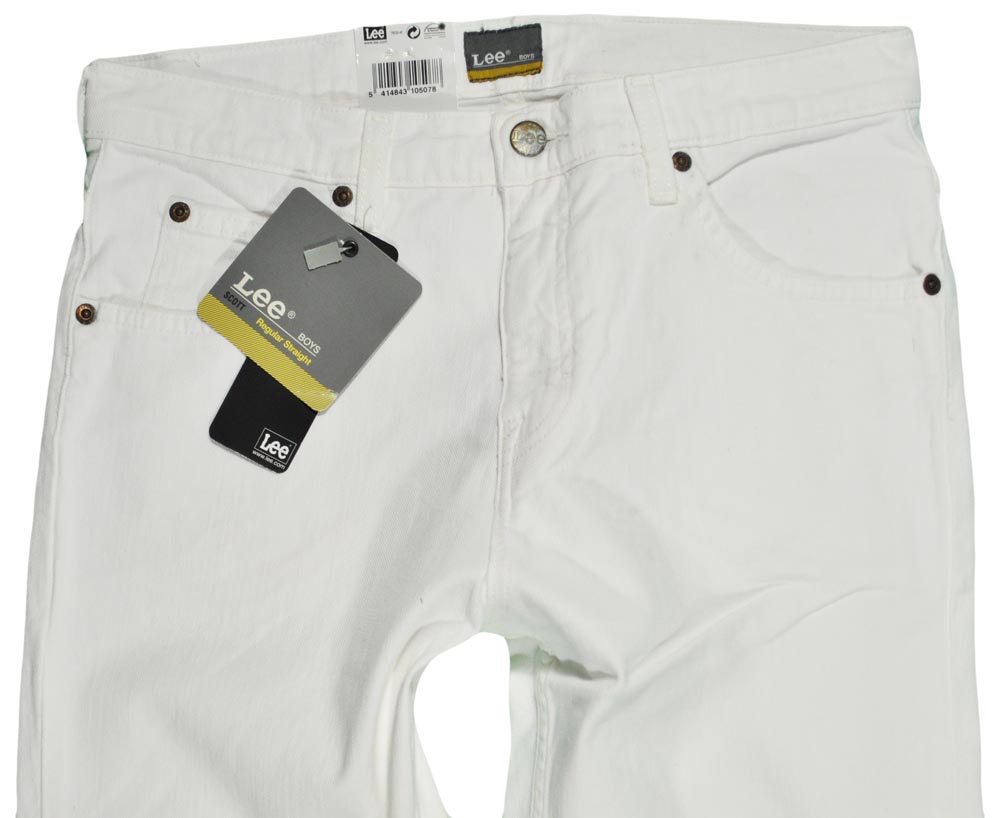 LEE spodnie chłopięce JEANS white SCOTT 15Y 170cm