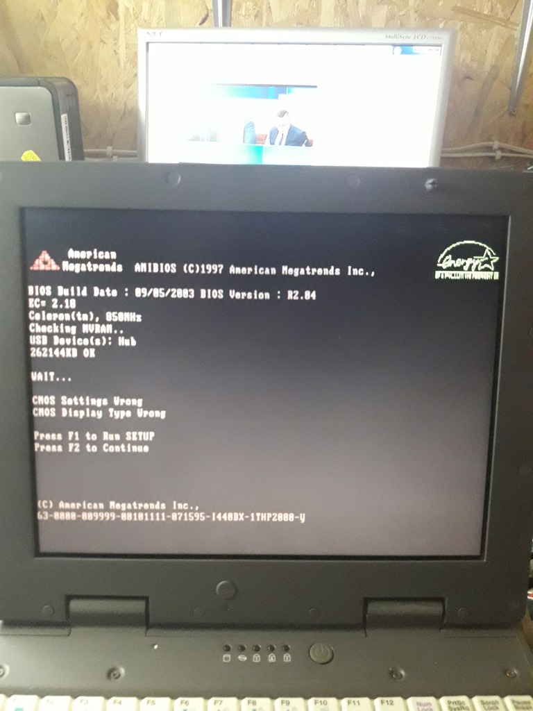 Pancerny Wojskow Laptop Itronix IX250 sprawny 1z2