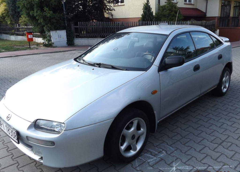 Mazda 323F Ba 1998 1,5 Benzyna Srebrna Skóra Klima - 7385023552 - Oficjalne Archiwum Allegro