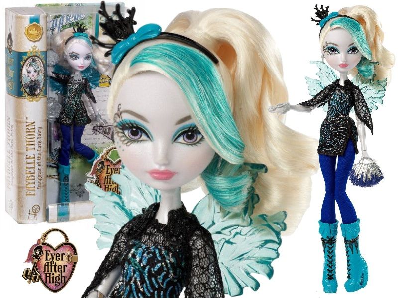 EVER AFTER HIGH Lalka FAYBELLE Thorn + STOJAK +Akc