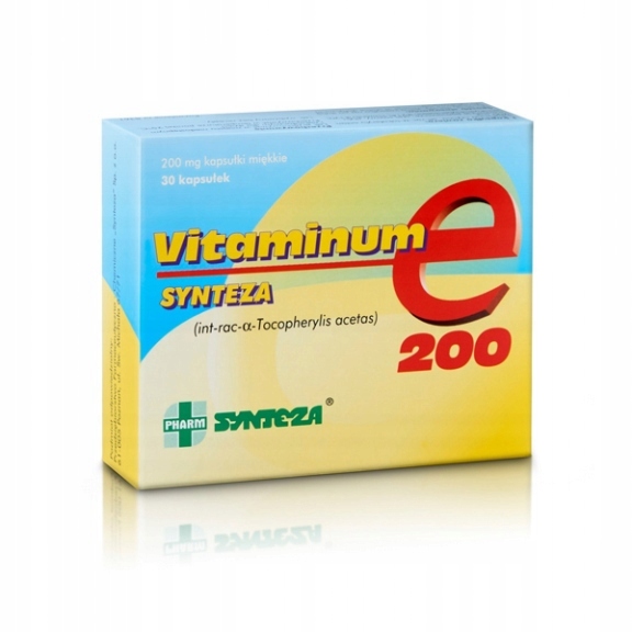 Vitaminum E Synteza 200 mg, 30 kapsułek