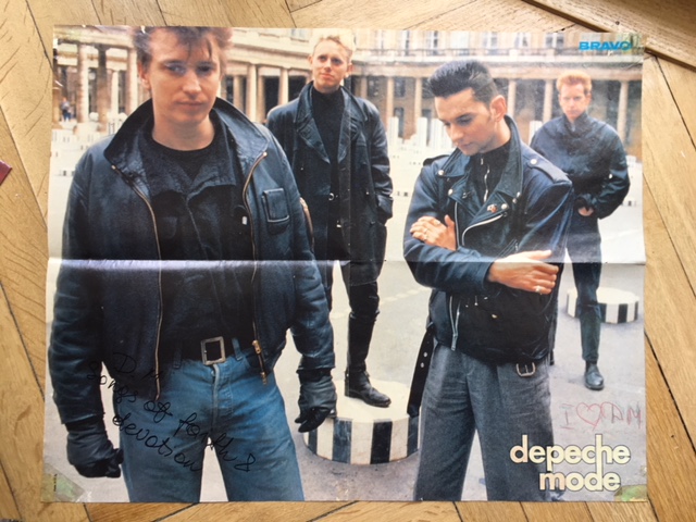 Plakat DEPECHE MODE lata 90-te oryginał 43 x 53