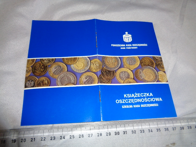 KSIĄŻECZKA OSZCZĘDNOŚCIOWA PKO szkolna kasa czysta