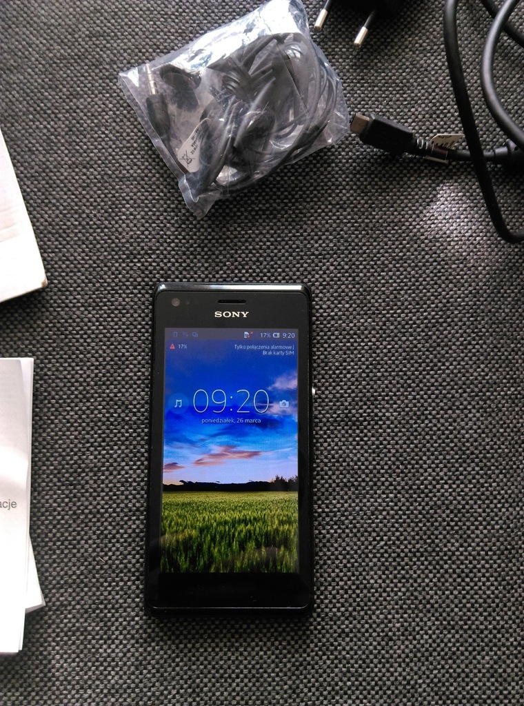 Telefon Sony Xperia M C 1905 Czarny