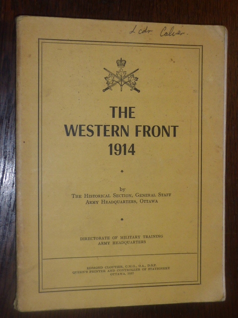 The Western Front 1914.
