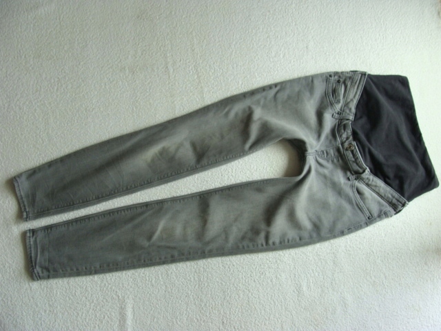 LNDEX MAMA ciążowe jeansy szare r 38