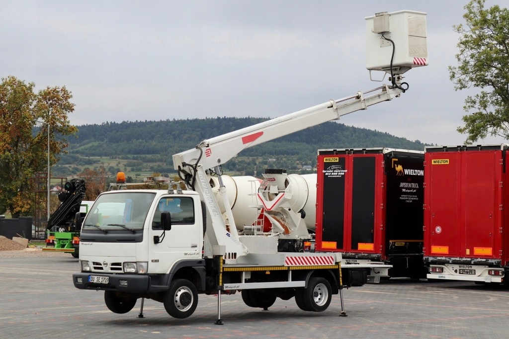 NISSAN CABSTAR 35.13/PODNOŚNIK KOSZOWY 16M/MULTITE