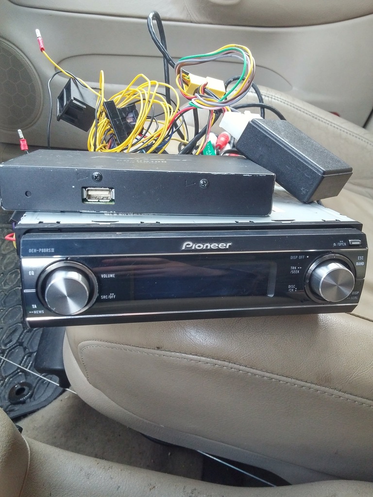 PIONEER DEH-P88RS-II + USB CD-UB100 + ZŁĄCZE AUDIO