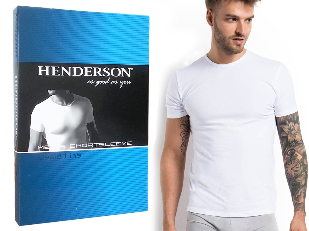 - t-shirt męski koszulka HENDERSON , BAWEŁNA , M