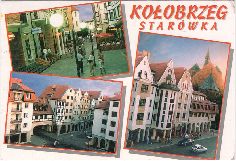 KOŁOBRZEG - RYNEK i KAMIENICE MIASTA - 1995R