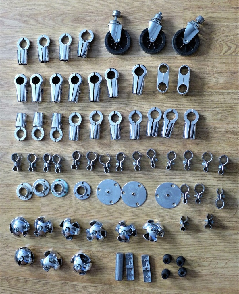 Akcesoria  25 mm  - system kulowo-rurowego regał