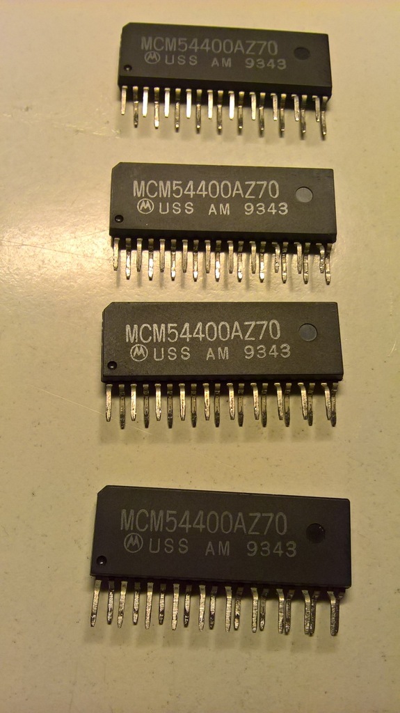 Amiga - pamięci ZIP 20 pin, do kart rozszerzeń 4Mb