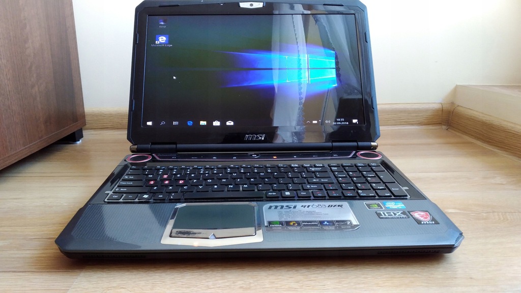 LAPTOP MSI GT683, intel i7, nVidia GTX 570, WIN 10
