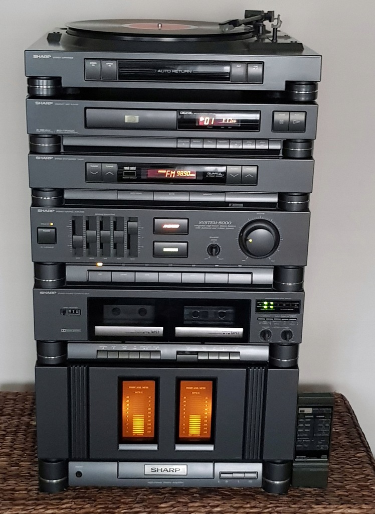 KOMPLETNA WIEŻA SHARP SYSTEM 8000 SHARP SX-8800H