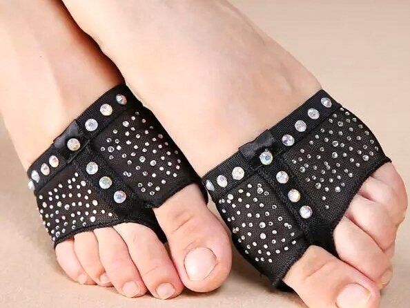 Dance Shop Kielce bezpalcówki cyrkonie black 31-38