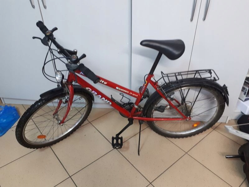 ROWER GRAND JUNIOR CITY CZERWONY 24 &quot;