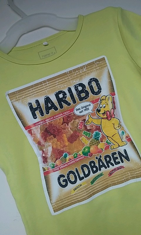 Żółty t-shirt Haribo