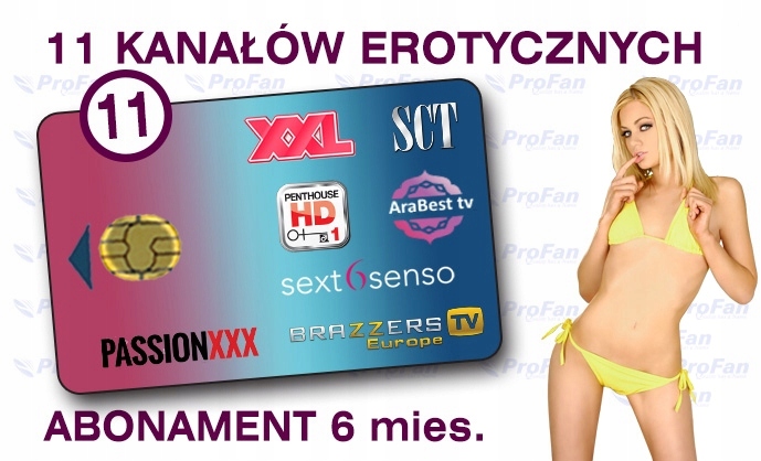 Telewizja Erotyczna SCT XXL & ARABEST 11+ 6m.