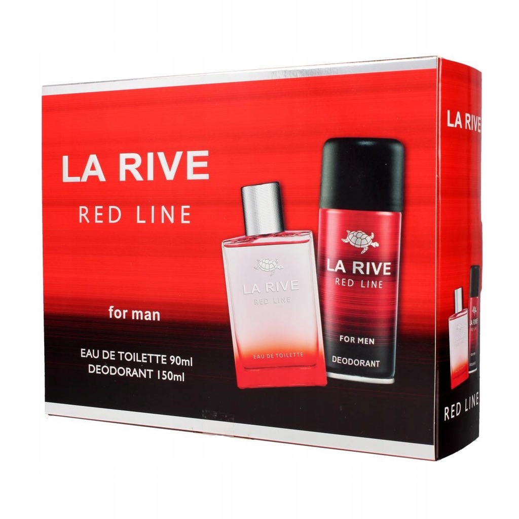 La Rive La Rive for Men Red Line Zestaw/edt90ml+de