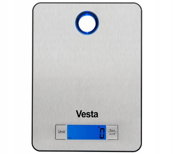 Waga kuchenna elektroniczna Vesta EKS01 srebrna