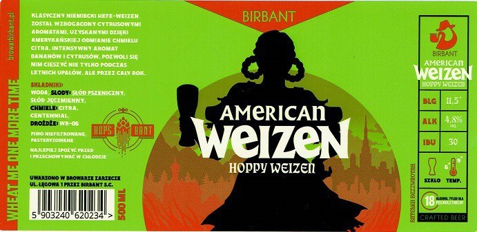 American Weizen Birbant