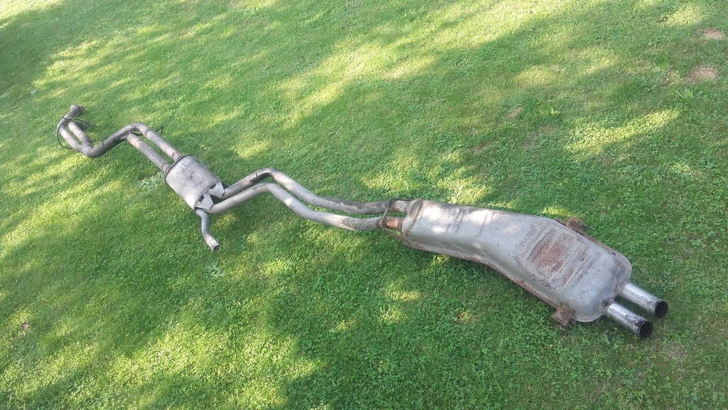 układ wydechowy BMW E34 M50B25 M50B20 dwururka kpl