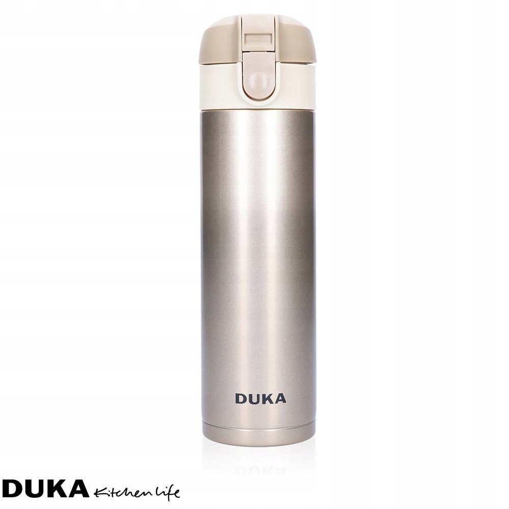 Kubek termiczny termos bidon złoty 310 ml DUKA