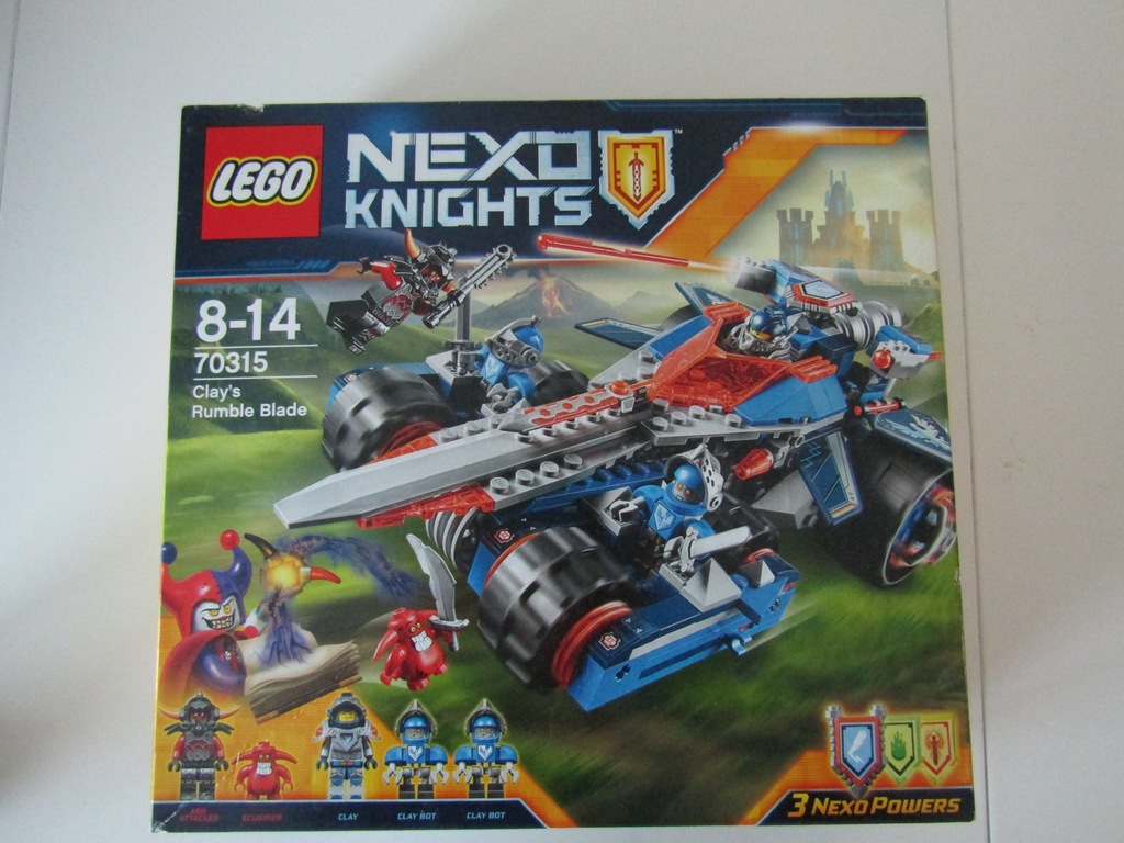 Lego Nexo Knights 70315 Pojazd Claya