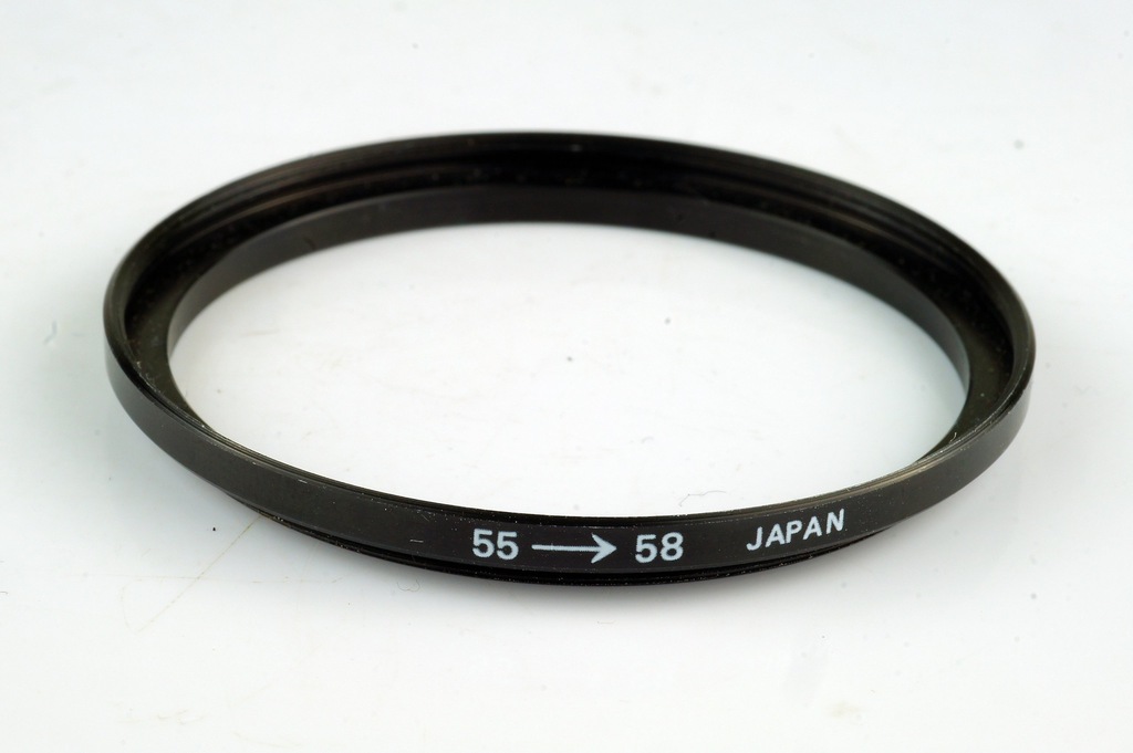 B773 Pierścień redukcyjny filtrów - 55->58mm