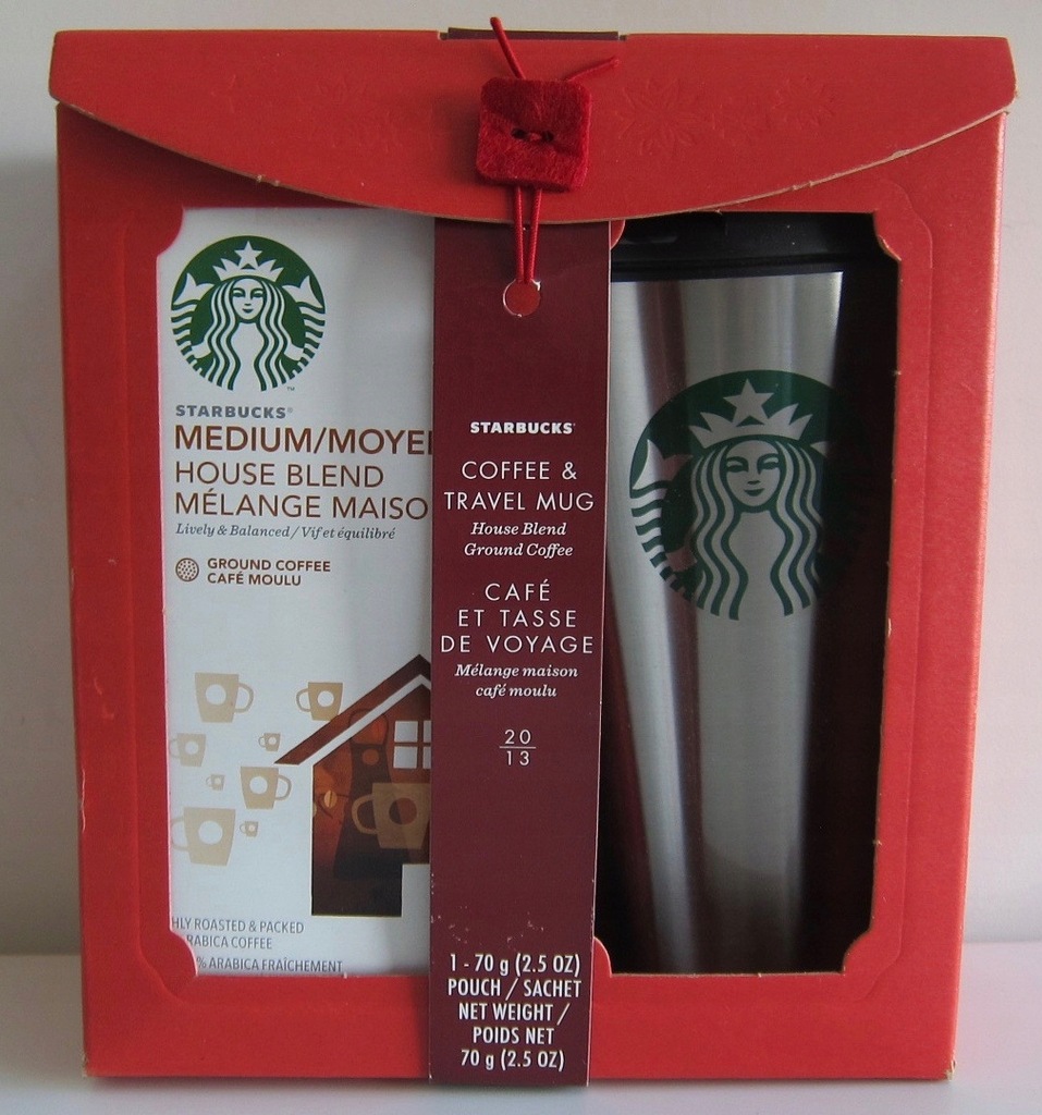 Starbucks Kubek Termos + Kawa Zestaw na PREZENT