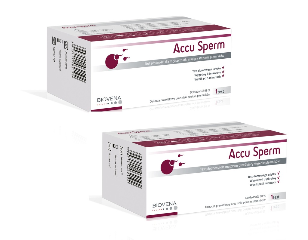 Accu Sperm, test płodności dla MĘŻCZYZN - HIT ROKU