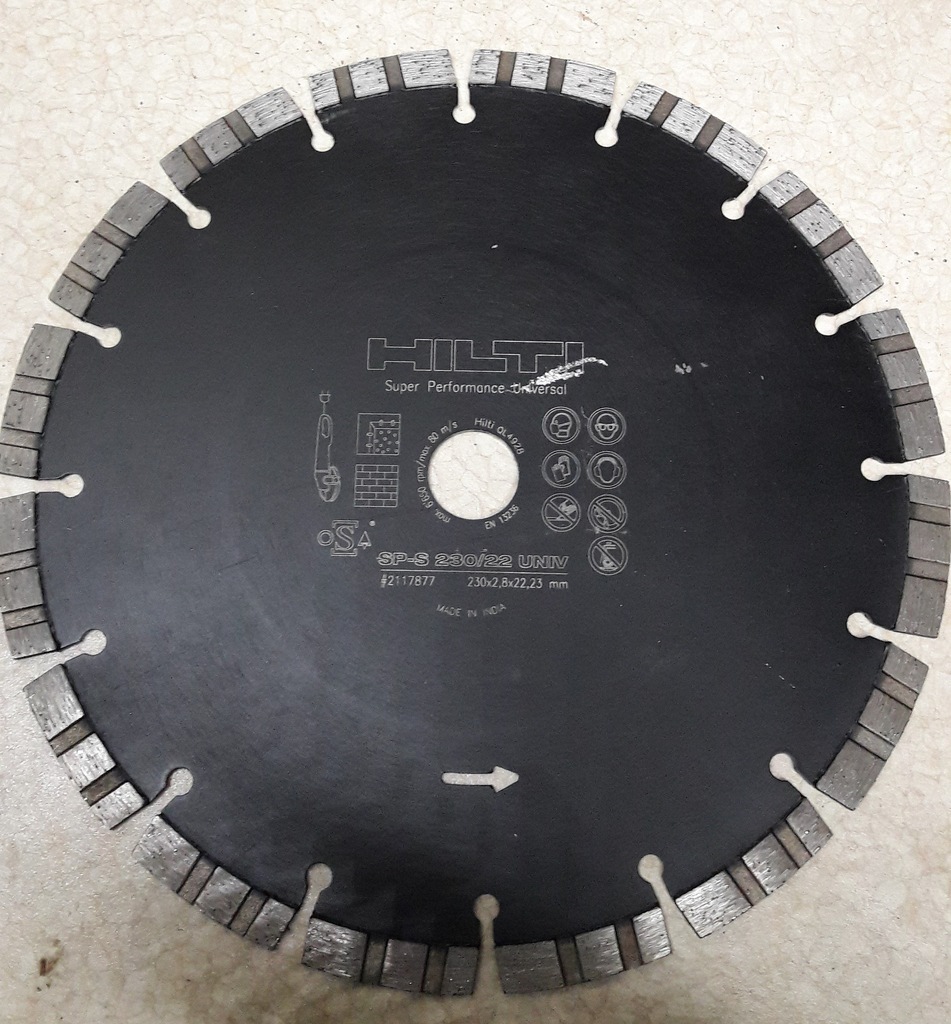 TARCZA HILTI DO CIECIA BETONU MURU SP-S 230/22 UNI