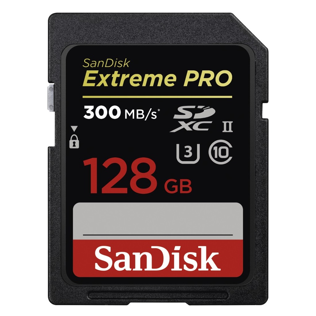 SanDisk SDXC EXTREME PRO 128 GB 300 MB/s