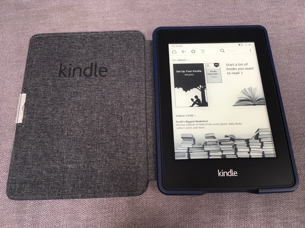 Kindle Paperwhite 2 - 2G - granatowe etui Kindle