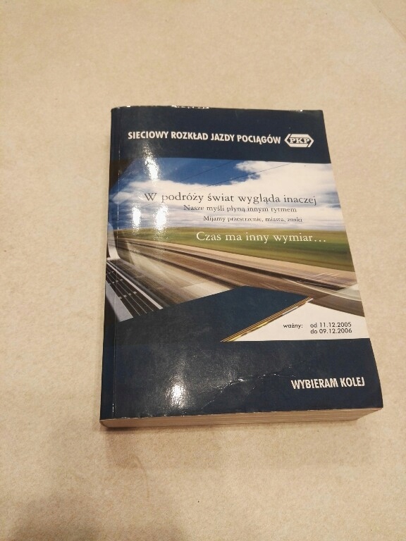 Sieciowy Rozkład Jazdy Pociągów PKP SRJP 2005/2006