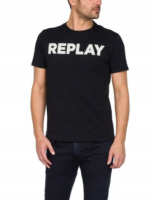 T-shirt męski Replay M35942660-098 - S