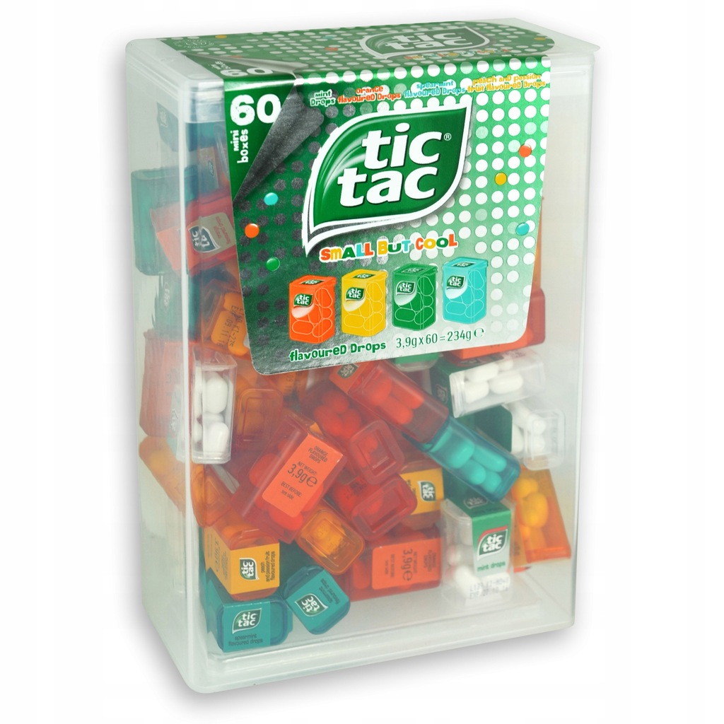Mini tic tac drażetki 60 x 3,9g 04255