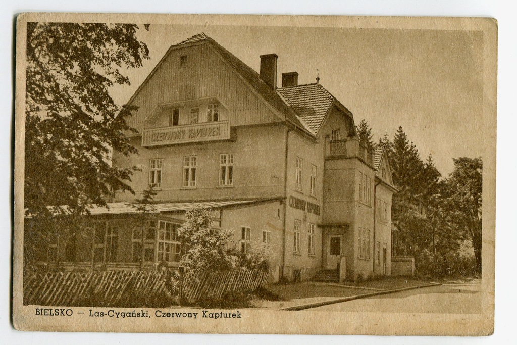 BIELSKO Las Cygański Czerwony Kapturek