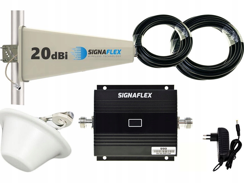 MOCNY WZMACNIACZ GSM - 450M2+ANTENA 20 dBi