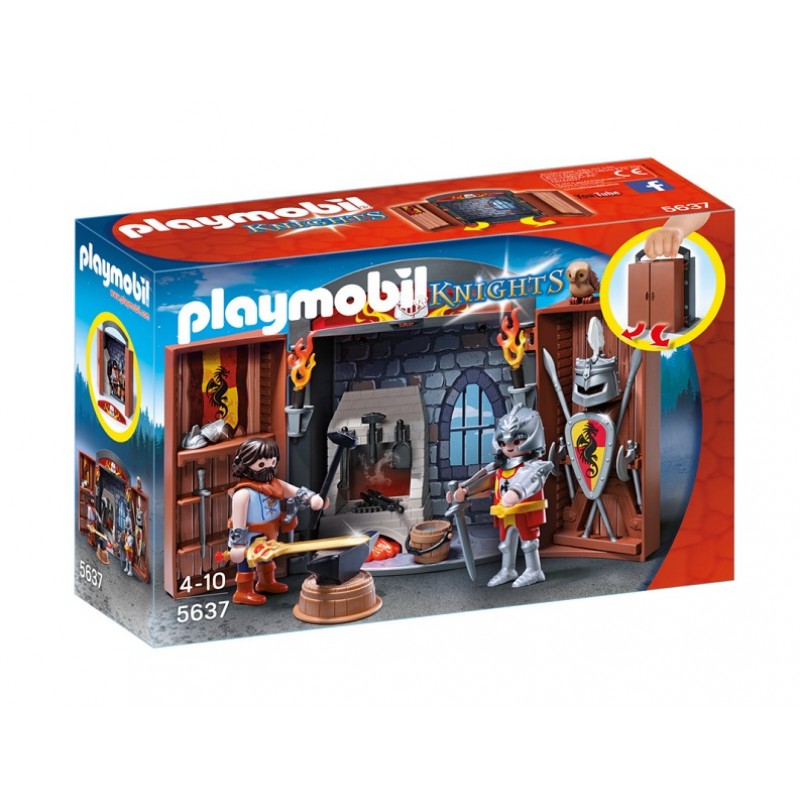 PLAYMOBIL 5637 Knights Rycerze KUŹNIA RYCERSKA